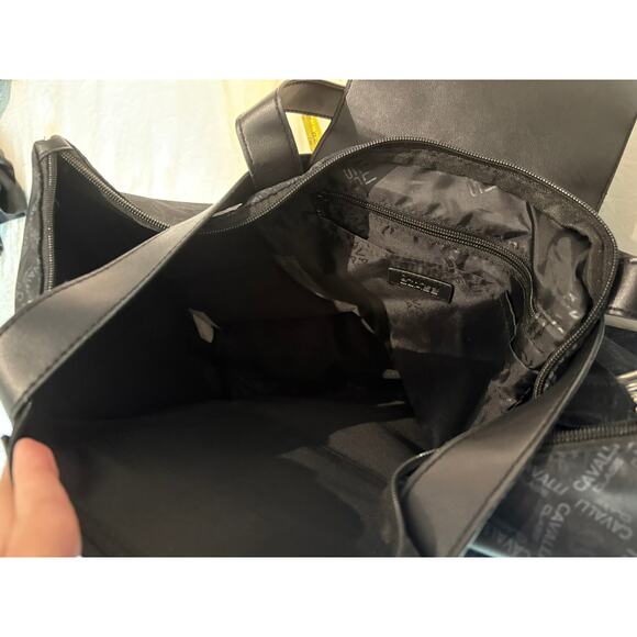 Cavalli Class Large Black Logo Tote, NWT - Picture 4 of 5